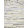 thumbnail image 1 of Bashian S217-IVGY-5X7.6-VW227 Bashian Norwalk Collection Abstract Contemporary Wool & Viscose Hand Tufted Area Rug, Ivory & Grey - 5 ft. x 7 ft. 6 in., 1 of 1