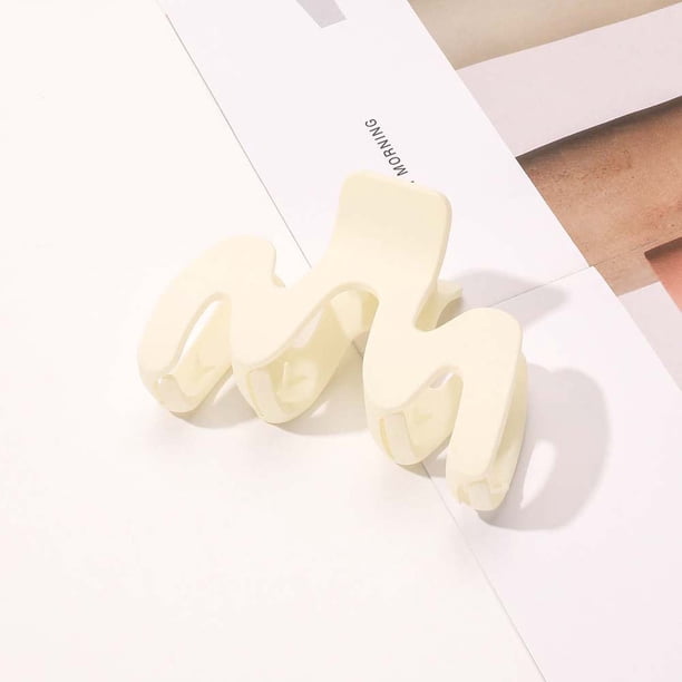 Pinza grande para el cabello esmerilado, pinza negra para cabello grueso, accesorios antideslizantes para el cabello, horquilla firmemente fijada