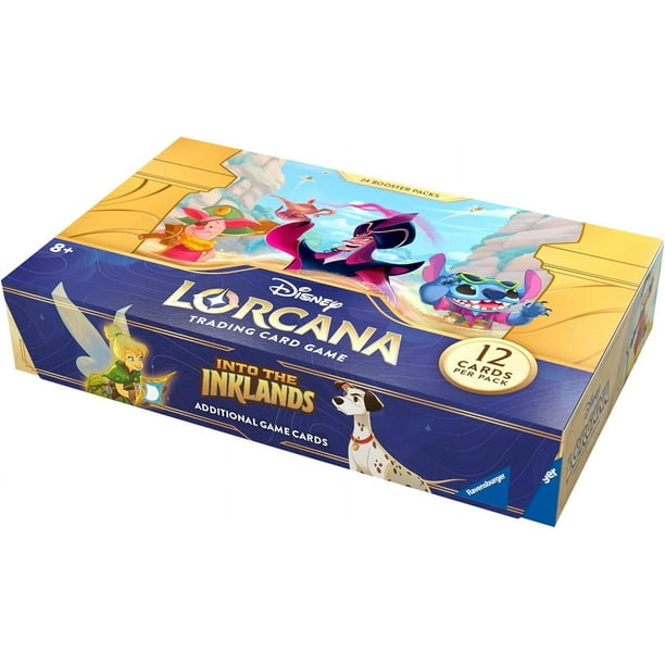 Into The Inklands Chapter 3 Disney Lorcana TCG Booster Box - Walmart Business Supplies Into The Inklands Chapter 3 Disney Lorcana TCG Booster Box - Walmart Business Supplies