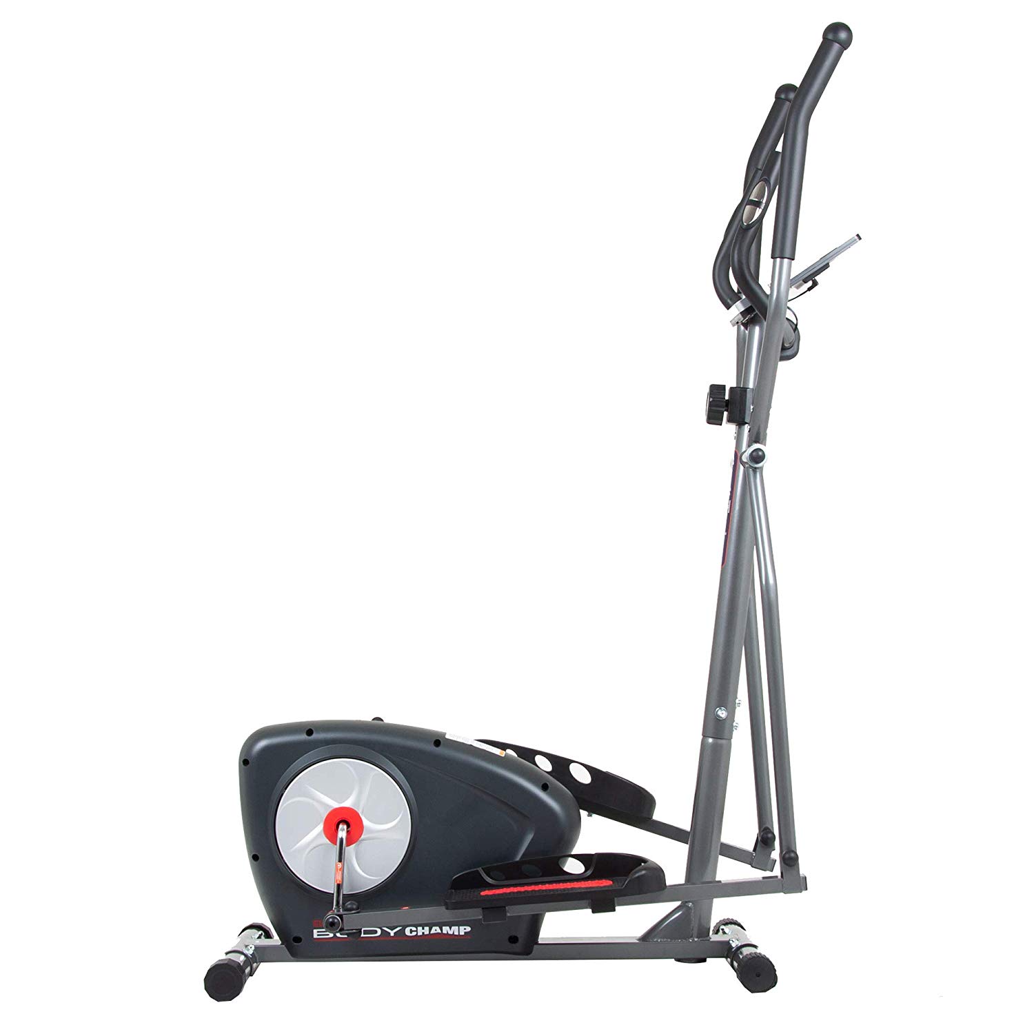 Body Champ Magnetic Adjustable Elliptical Machine Trainer with LCD Monitor - image 4 of 7