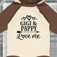 thumbnail image 4 of Inktastic Gigi and Pappy Love Me Girls Long Sleeve Baby Bodysuit, 4 of 5