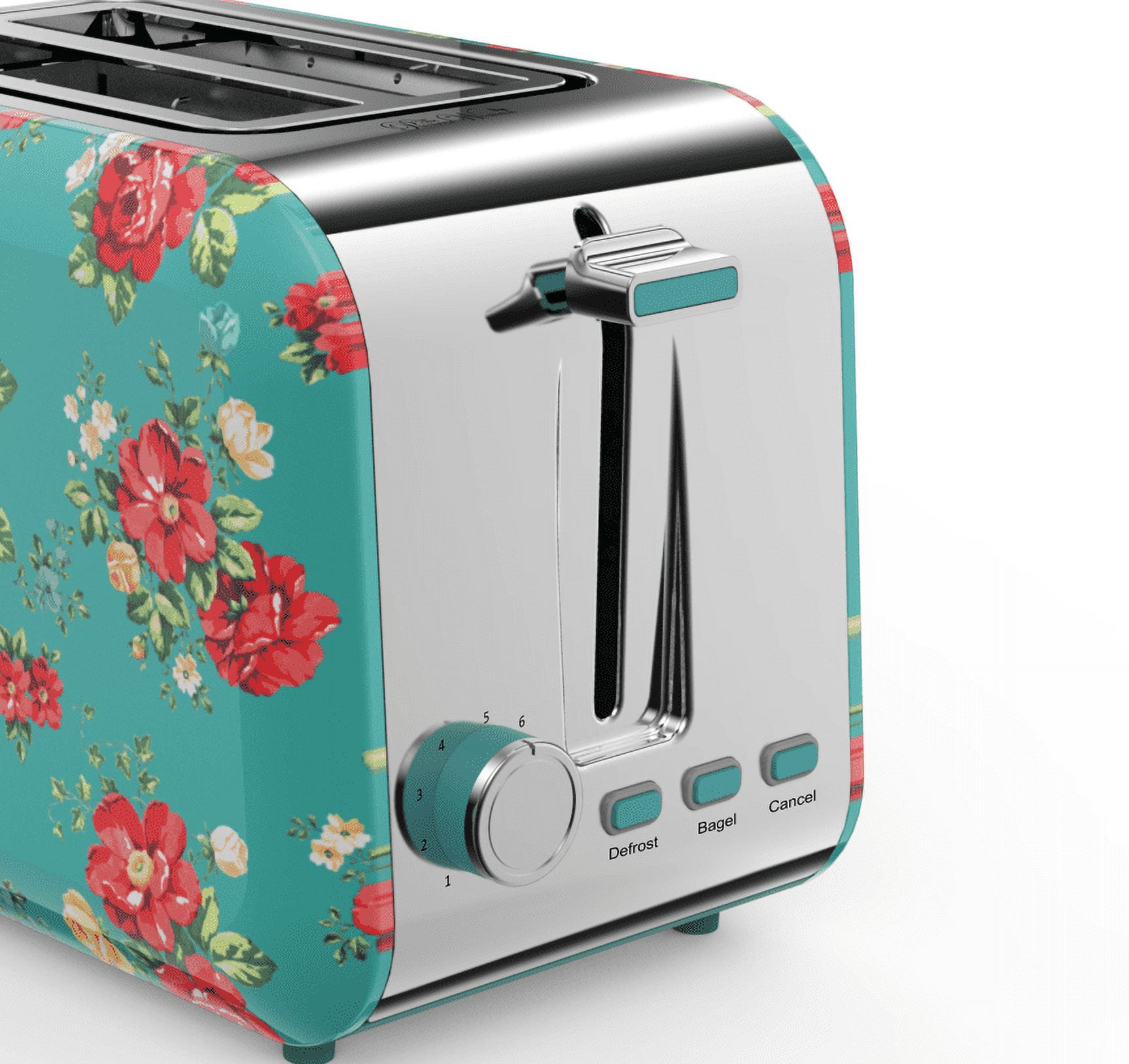 Pioneer Woman Vintage Floral 2-Slice Toaster for Sale in Wall
