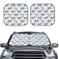 thumbnail image 2 of Wukai Cow With Fresh Milk Car Front Windshield Sun Shade,Sun Visor Shield Block Automotive Interior Protector Blocks UV Rays-Medium, 2 of 6