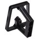 thumbnail image 2 of Carcasa delantera para bicicleta bloque portador delantero 3 agujeros borde brillante rodamiento fuerte negro aleación de aluminio para bolsa, 2 of 8