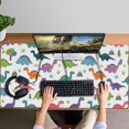thumbnail image 4 of Long Mouse Pads for Desk,Colorful Dinosaur and Nature Pattern Desk Mats on Top Of Desks, Desk Mouse Pad Extra Large with 3mm Non-Slip Base and Stitched Edge for Gaming,Office,Work,Home 47.3"x23.6", 4 of 6