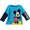 thumbnail image 2 of Disney Mickey Mouse "Fun to Draw" Turquoise Toddler Long Sleeve T-Shirt 3T, 2 of 4