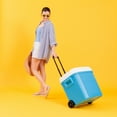 thumbnail image 3 of Igloo 60 QT Laguna Ice Chest Cooler with Wheels, Cyan Blue, 3 of 13