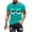 Light Blue, variant on Men's Funny Smile Face Graphic T-Shirt, Novelty Cartoon Short Sleeve Crew Neck Casual Summer Top, M-4XL