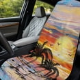 thumbnail image 4 of XYZCANDO Car Seat Towel Protector Non-Slip Towel Car Seat Cover for Swimming Picnic, Car Seat Towel Cover Easy to Clean, Sunset Palm Print, 4 of 11