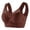 Coffee, variant on Silent Seamless Underwear Feminine Ice Silk with Smooth Closure No Underwire Back Design Large Size Tunic Style Bra plus Sized Sports Bra Sports Bras Pack for Women Wireless Full Coverage Bras for