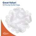 thumbnail image 3 of 50-Pack-Ultimate Outlet Safety Cap-Larger Size for Better Safety-For Childproofing Outlets-Safety Innovations, 3 of 5