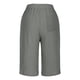 thumbnail image 4 of WILLBEST Pantalones Casuales de Lino para Mujer, Largos Hasta La Rodilla, con Pierna Ancha, Cintura Alta, para Playa, Verano, Cómodos, Diseño Elegante. Grande, 4 of 4