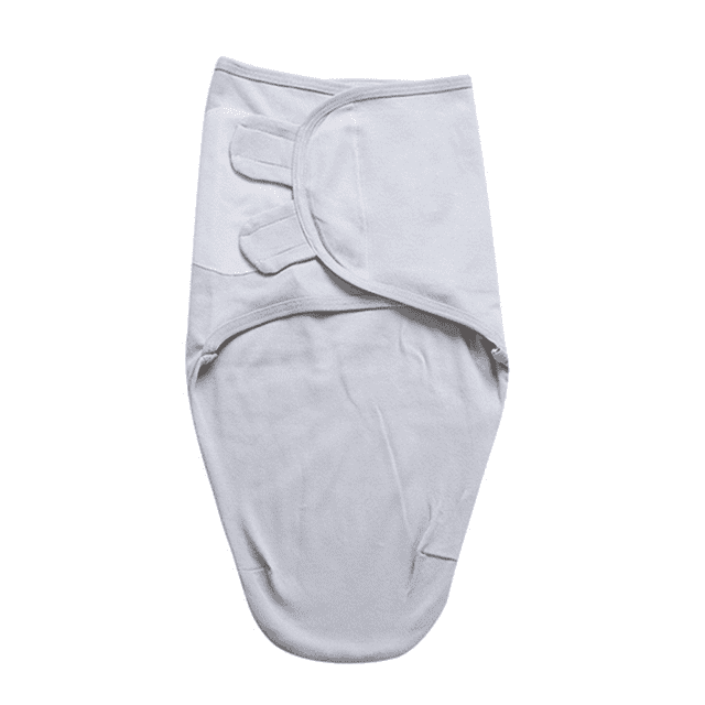 QUTETN Gigoteuse pour Nouveau-Né à Imprimé Intégral en Coton Emmaillotage pour Nouveau-Né Gigoteuse Douillette pour Bébé Gris