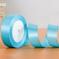 thumbnail image 3 of Grofry 1 Roll 0.98" Wide 25 Yards Satin Craft Ribbon，Bright Color Gift Wrapping Ribbon Bouquets Hair Ties Greeting Cards Wedding Decor, 3 of 8