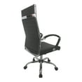 thumbnail image 4 of Corrigan Height Adjustable Faux Leather Office Chair, Large, Gray and Chrome, 4 of 9