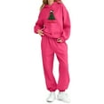 thumbnail image 5 of Birdeem Children's Winter Hooded Sweatshirt Set, Print Long Sweatpants Casual Sports Fleece-lined Warmth Two-piece, 5 of 5