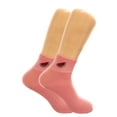 thumbnail image 2 of Cotton Mini Crew Socks for Women Thin and Breathable 3 Pairs - Style 4, 2 of 5