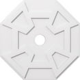 thumbnail image 1 of Ekena Millwork CMP30LG-04000 30 in. OD x 4 in. ID Square Logan Architectural Grade PVC Contemporary Ceiling Medallion, 1 of 1