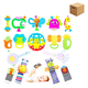 thumbnail image 1 of Sonajas Para Bebe Calcetines Juguetes Estimulación, kit 16pcs Belug, Colores, 1 of 5