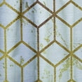 thumbnail image 4 of Designart 'Honeycomb Capital Gold VI' Modern & Contemporary Curtain Panel, 4 of 5