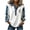 White, variant on JoveMarine Women's Loose Fit Long Sleeve Top with Vintage Print Casual Flowy Blouse for Spring/Summer Daily Wear Beige L