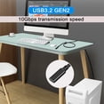 thumbnail image 5 of Cable de extensión USB C de tipo corto de 5 A, cargador rápido de 100 W, 5 m, 3 m, 3,5 metros, cable de datos USB 3.2 Gen2 de 10 Gbps macho a hembra, carga PD, 5 of 5