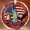 Red, variant on XIBUFE 250 Anniversary USA Ornament for 4th of July Tree Decorations - Crystal Glass Patriotic Christmas Ornaments - 1776-2026 Bald Eagle Liberty Bell US Flag Keepsakee