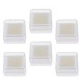 thumbnail image 4 of Almohadilla de Tinta de Esponja Hecha a Mano de 6 Piezas para Decoración de álbumes de Recortes DIY de Almohadilla de Tinta de Sellos Baoblaze Almohadilla de tinta en blanco Blanco, 4 of 8