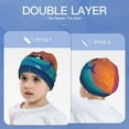 thumbnail image 6 of Honeii Lighthouse and Whale Print Kids Knit Beanie Watch Hat ,Knit Cap for Boys and Girls, 6 of 7