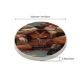 thumbnail image 3 of Posavasos de tierra de diatomeas absorbente Overlord, aislamiento antideslizante de tierra de diatomeas inodoro que protege la superficie de la mesa contra daños Talla única, 3 of 7