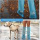 thumbnail image 2 of Disposable Boot Covers Plastic Long Waterproof Shoes Cover Over The Knee Shoes Cover 20pairs, 2 of 5