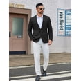 thumbnail image 6 of COOFANDY Men's Casual Blazer One Button Sport Coat Lightweight Business Suit Jacket, 6 of 9