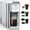 White, variant on SIFENE 3-in-1 Single Serve Coffee Maker, Brew Ground Coffee, Tea, Red, New