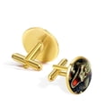 thumbnail image 3 of Crocodile Elegant Dress Shirt Cufflink Sets | Stainless Steel Cuff Links | Formal Occasion Attire, 3 of 6
