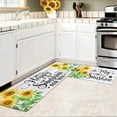 thumbnail image 6 of Sunflower Kitchen Rugs and Mats Set of 2 Cushioned Anti Fatigue Kitchen Rugs Set Non-Skid Washable Kitchen Floor Mats Standing Mat for Kitchen Sink Laundry, 6 of 6