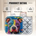 thumbnail image 2 of 4 Pack Pot Holders,Kitchen Essential, Potholder Set,Colorful Mural Of A Pitbull On A Brick Wall, 2 of 6