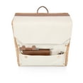 thumbnail image 5 of Picnic Time Corsica Grande Wine & Cheese Basket Backpack, Beige Canvas, 5 of 5