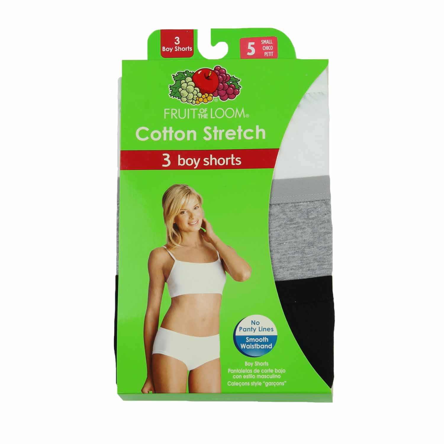 Fruit of the Loom® Women's Cotton Stretch Briefs 3-Pack