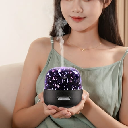 

Fufafayo Clearance Projector Lamp Humidifier 180ml LED Projector Lights Quiet Cool Mist Humidifier With Night Light For Stage Bedroom Wedding Orders