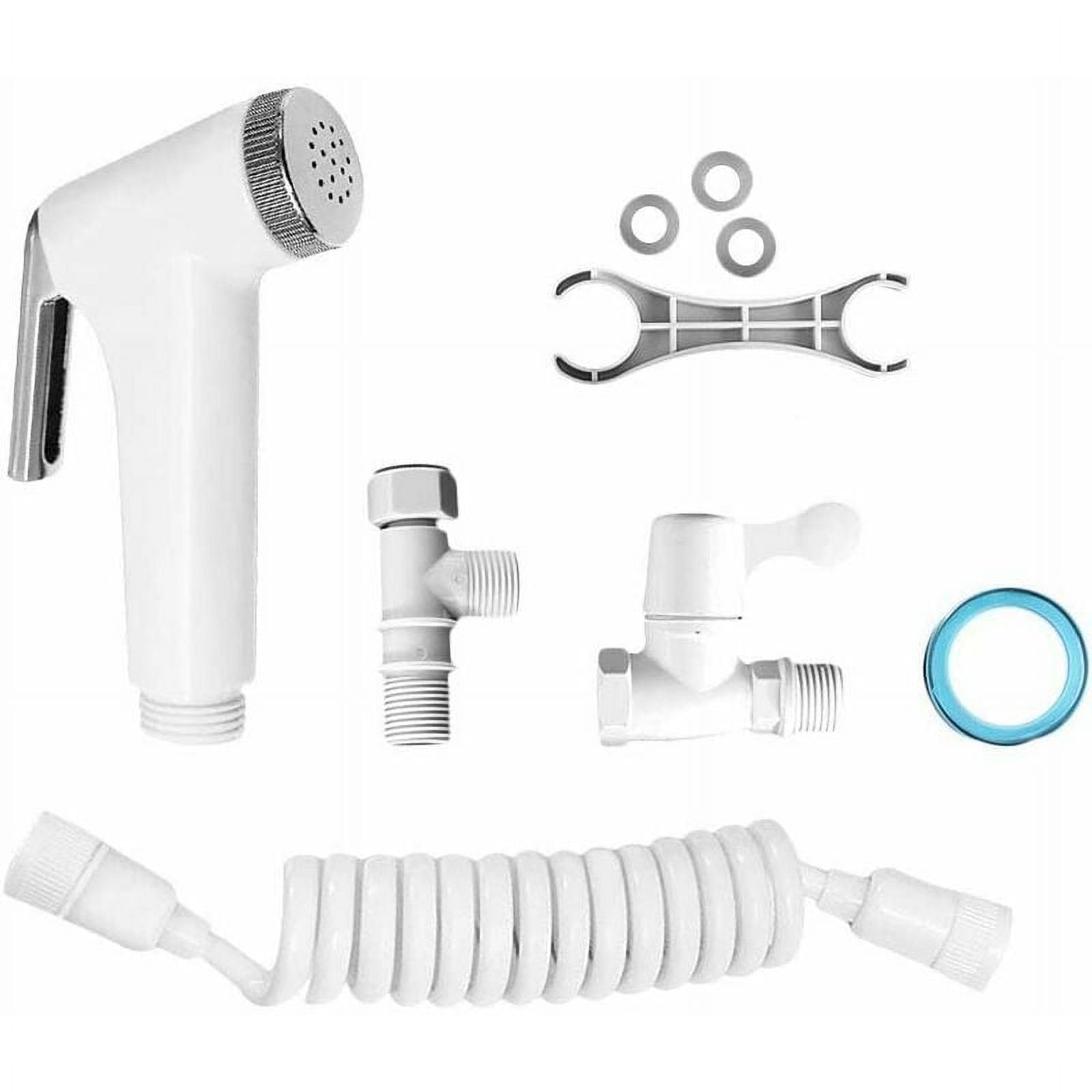 Handheld Bidet Sprayer For Toilet Bathroom Spray Accessories, High Standard Plating Bidet Sprayer Accessories with Copper 3-Way Water Valve for Multiple Uses Including Personal
