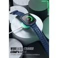 thumbnail image 4 of i-Blason Armorbox Compatible with Apple Watch Band [49mm] for Apple Watch Ultra, Rugged Durable TPU Watch Band with 2-Pack Bumper Cases [Built-in Tempered Glass Screen Protector] (DarkBlue), 4 of 8