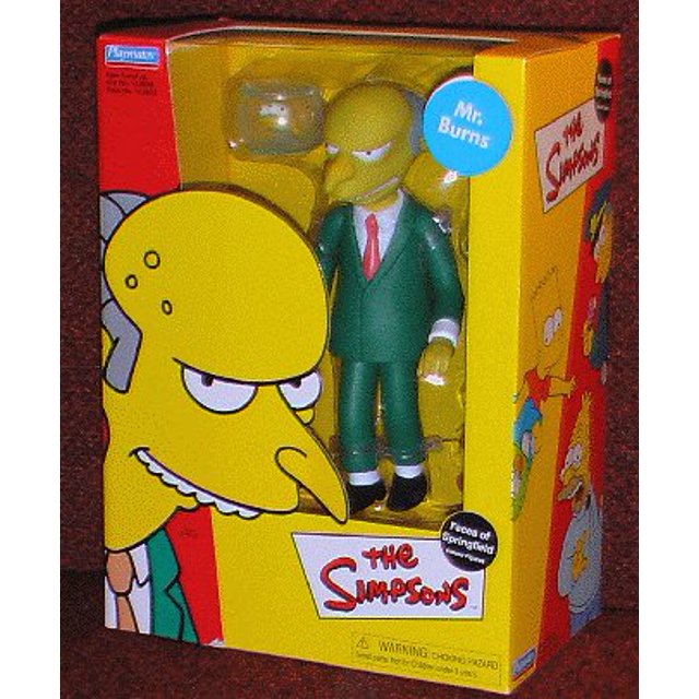 Simpsons Mr.Burns Caras de Springfield Figura de 9 pulgadas Playmates Toys 43377420323