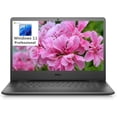 thumbnail image 1 of Restored Dell Vostro 3400 14 Business Laptop Computer, 14"" FHD, Intel Core i3-1115G4 (Beat i5-10210U),8GB DDR4 RAM, 256GB PCIe SSD, Intel UHD Graphics, WiFi, Bluetooth, Windows 11 Pro, Black (Refurbished), 1 of 5