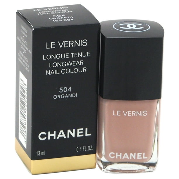 Le Vernis Longwear Nail Colour - 504 Organdi by Chanel for Women - 0.4 oz  Nail Polish 