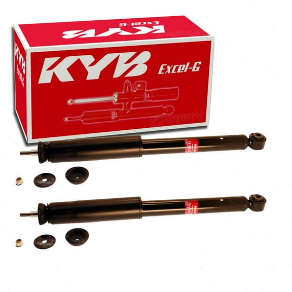 2 pc Rear Shock Absorbers compatible with Honda Civic 1.8L L4 2013-2015