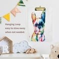 thumbnail image 7 of GZHJMY French Bulldog Pug Dog Watercolor Acrylic Clipboard Letter Size 9" x 12.5" Decorative Clipboard with Low Profile Gold Metal Clip for Office School Student Women Whiteboard Clipboards, 7 of 7