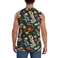 thumbnail image 4 of Balery Vintage Casino Chips Camisetas sin mangas para hombre, absorbe la humedad y protege contra el mal olor.-3X-Large, 4 of 7