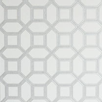 Arthouse Marjorie Silver Trellis Wallpaper