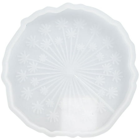 

Dandelion Pattern Coaster Mould Creative Cup Coaster Mold Silicone Mold
