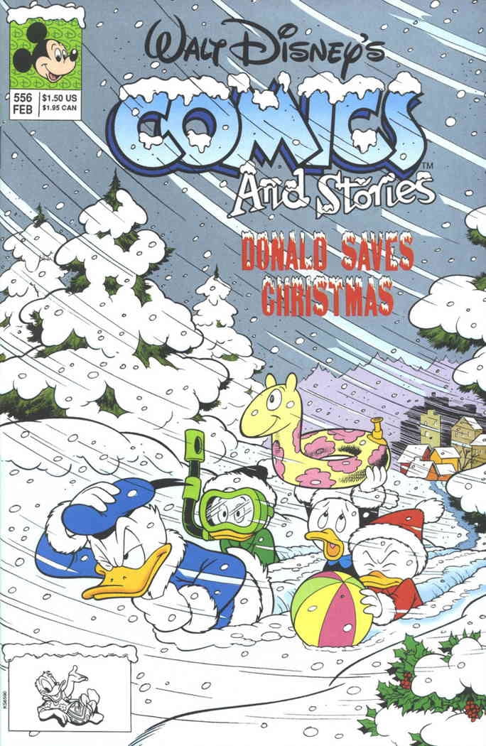 Cover of Walt Disney's Comics and Stories #556